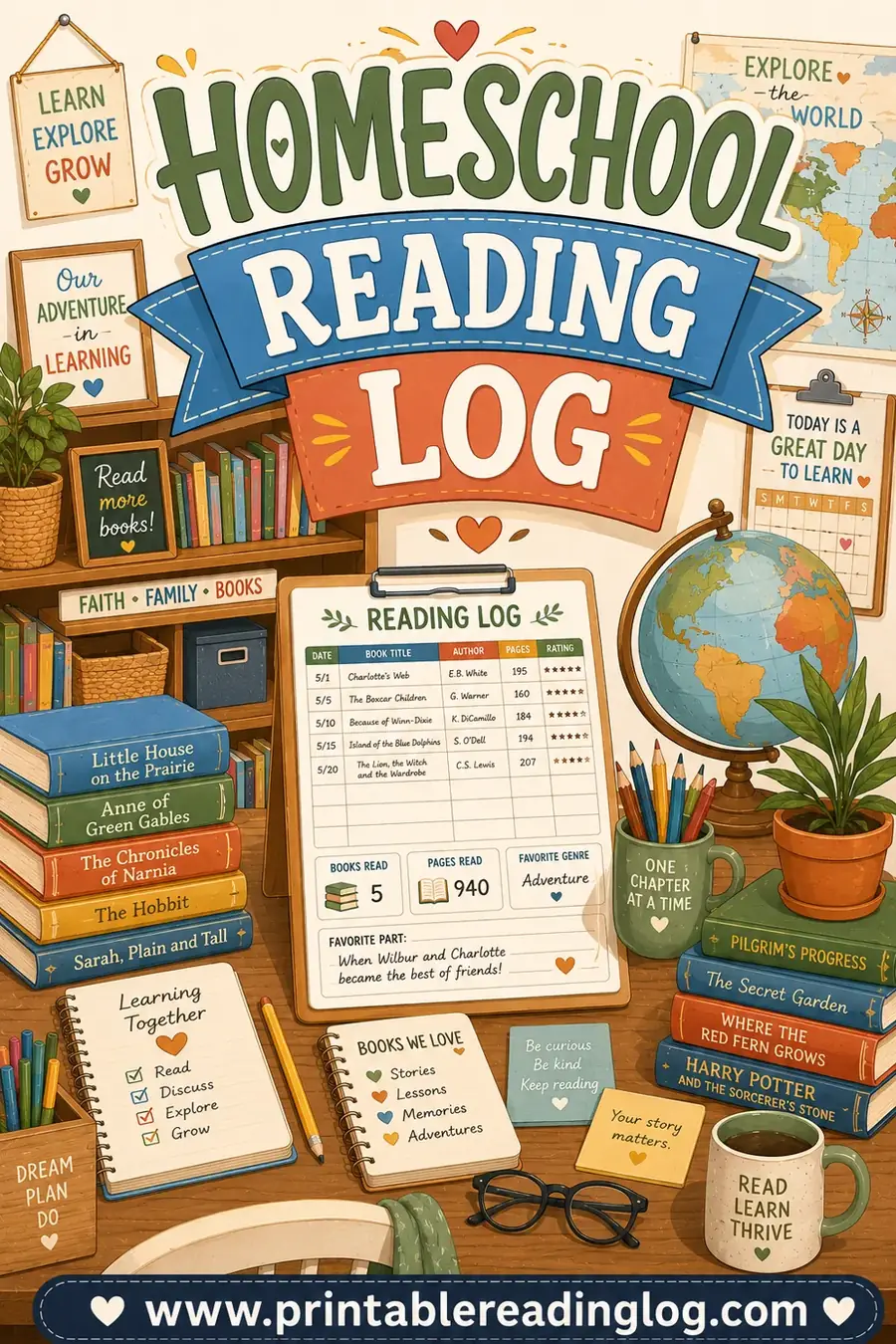 Best Free Reading Logs for Homeschool (2026 Picks)