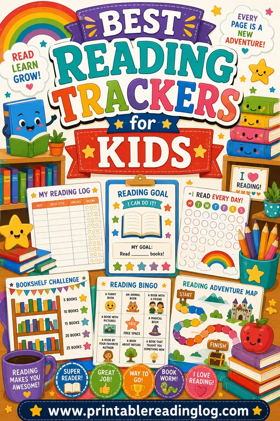 Best Reading Trackers for Kids (Free Printable Pick Included)