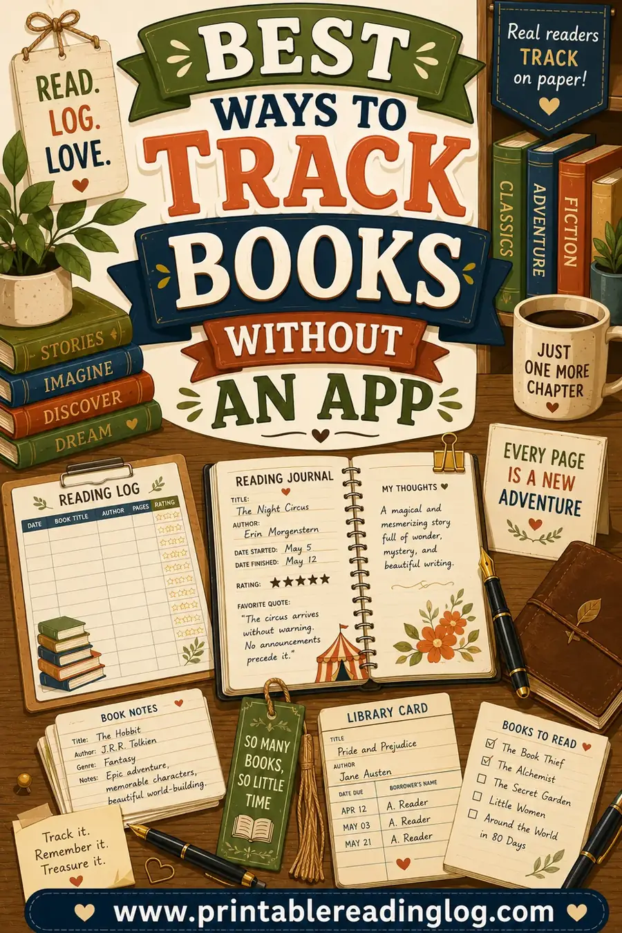 Best Ways to Track Books Without an App