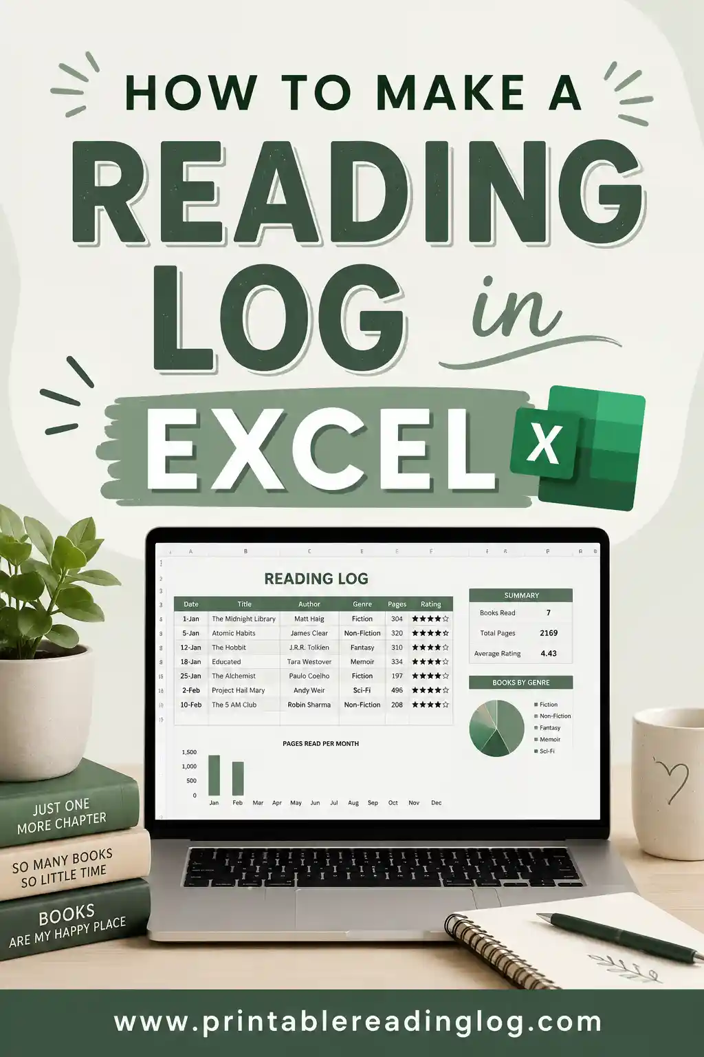 How to Make a Reading Log in Excel (Step by Step)