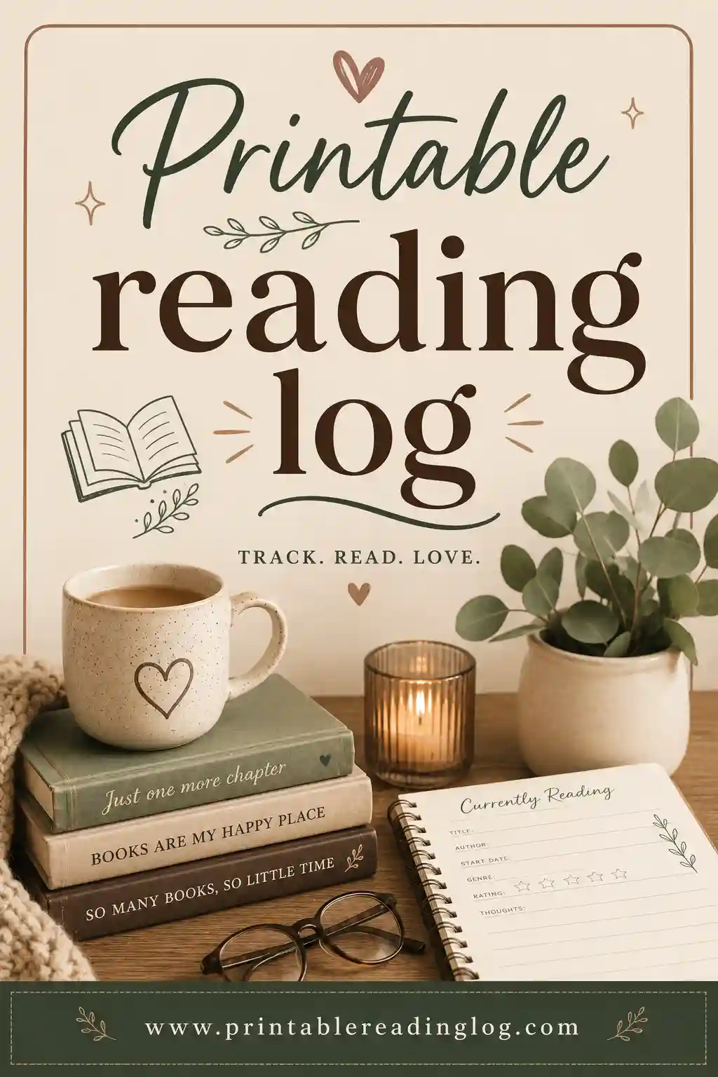 Printable Reading Log: Free, Customizable & Easy to Use
