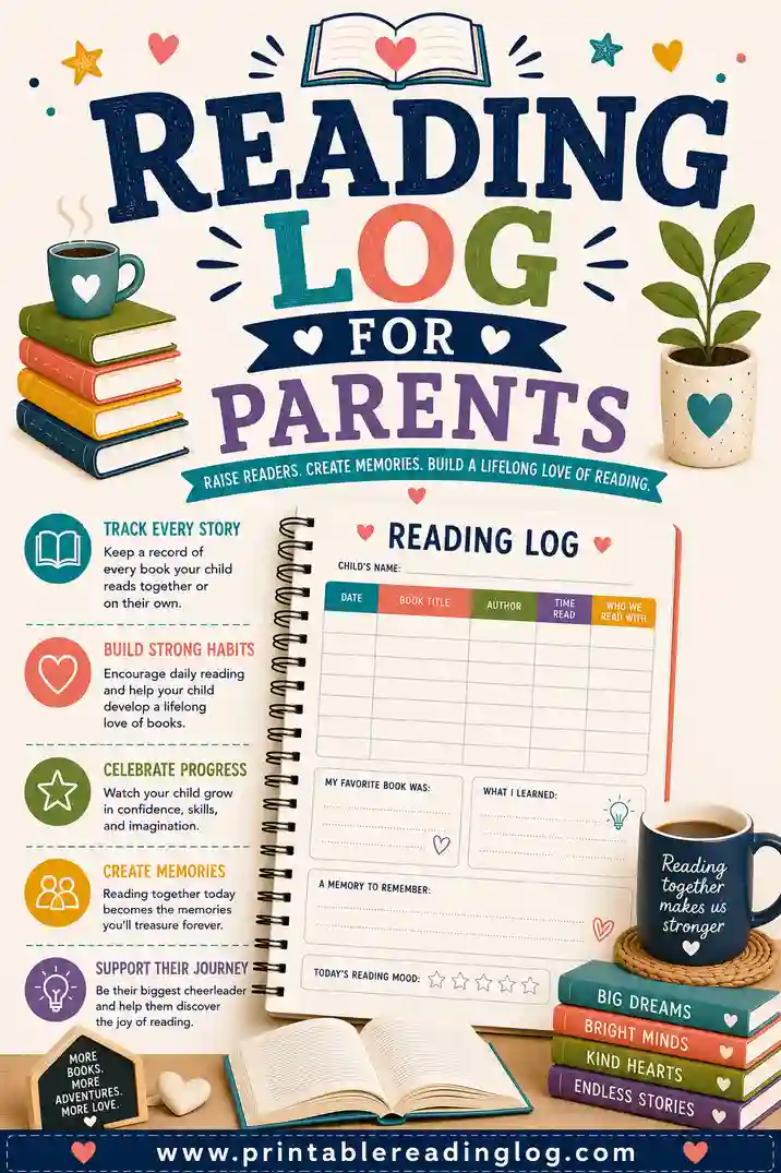 Reading Log for Parents: Free Printable You'll Actually Use