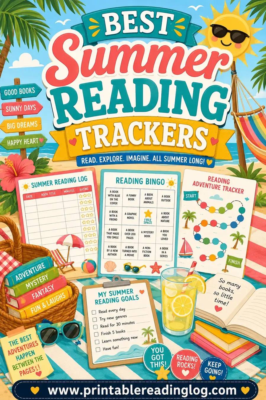 Summer Reading Log: Free Printable to Beat the Slide